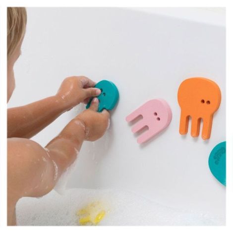 Puzzle de Baie Meduze Quut Toys, 10 Piese - imagine 3
