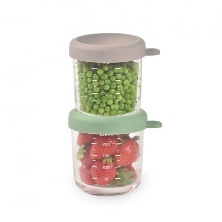 Set 2 Recipiente Sticla Beaba 250ml - imagine 2