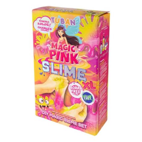Set DIY SLIME Magic Pink XL Tuban - Schimbă Culoare - imagine 4
