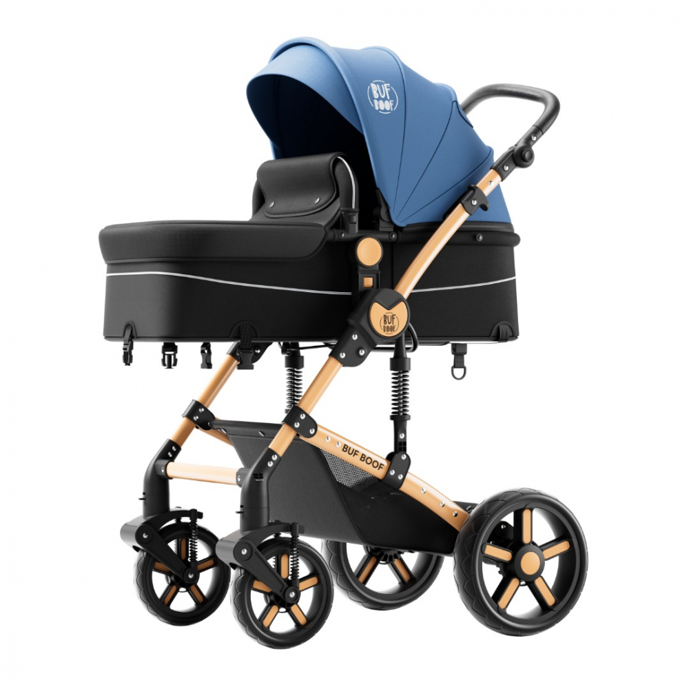 Buf Boof A1 Deluxe - Carucior 2in1 Aluminiu - imagine 4