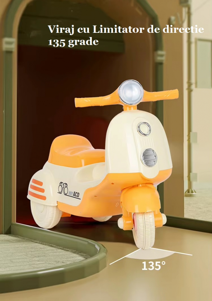 Motocicleta RideON Nichiduta BabyRide cu siguranță - imagine 5