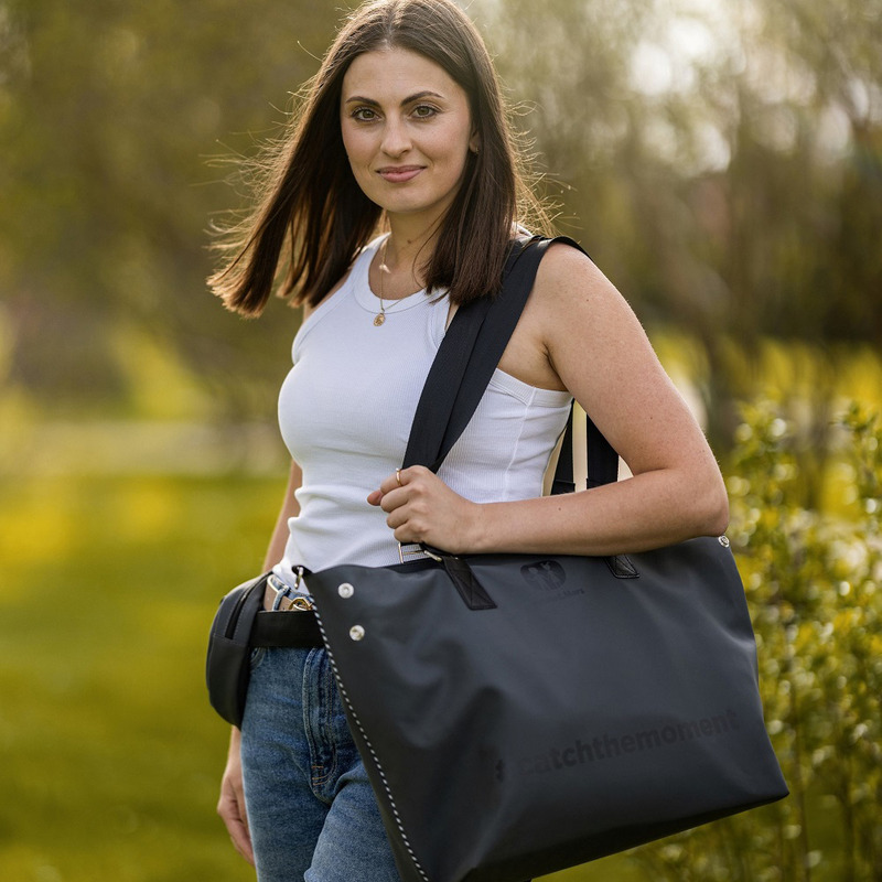 Geanta pentru Mamici PetiteMars Zoe Gri - Practică și Elegantă - imagine 4