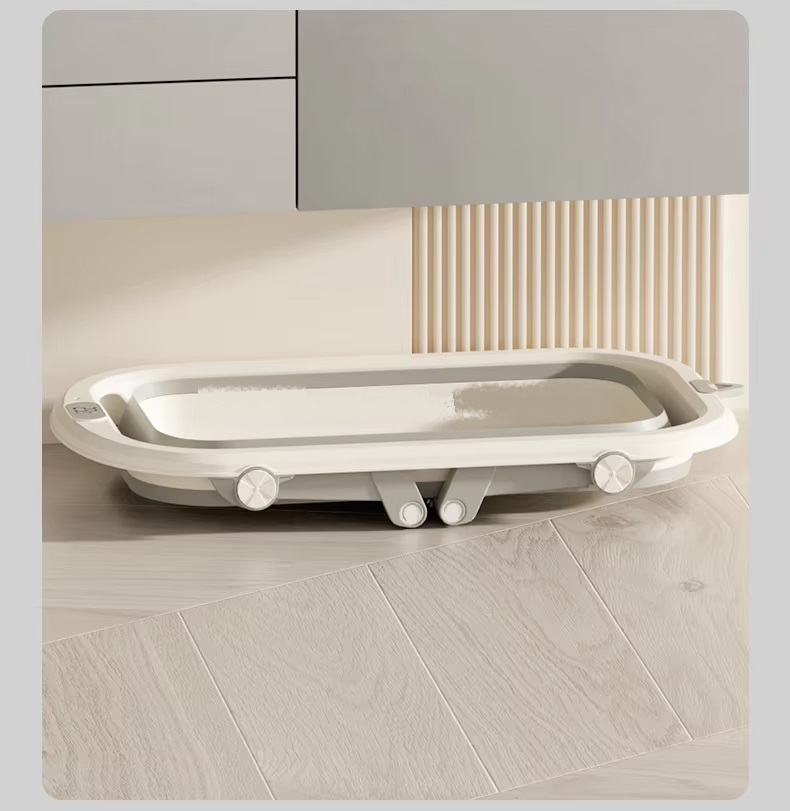 Cadita Pliabila Little Mom cu Termometru - imagine 9