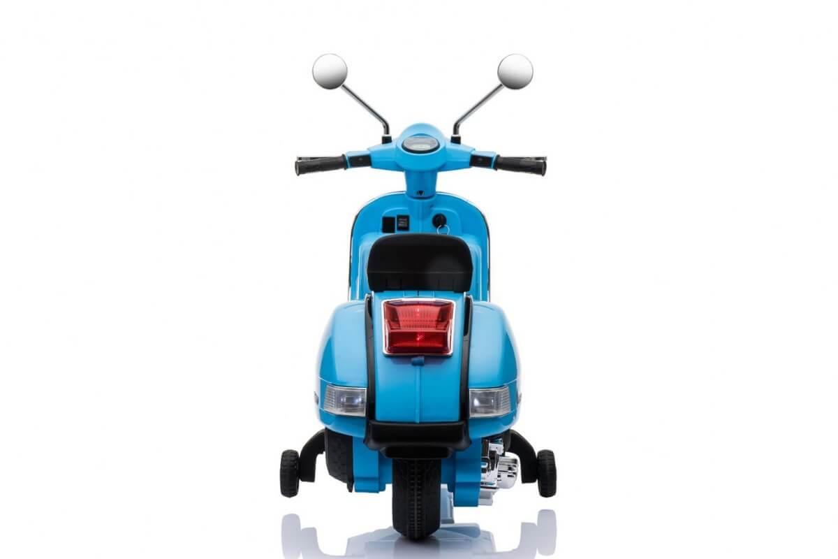 Scuter Electric Vespa PX150 12V Albastru | Autokids - imagine 11