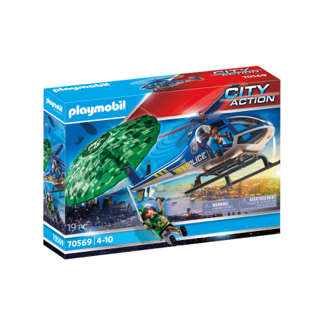 Playmobil Elicopter Politie si Parasutist