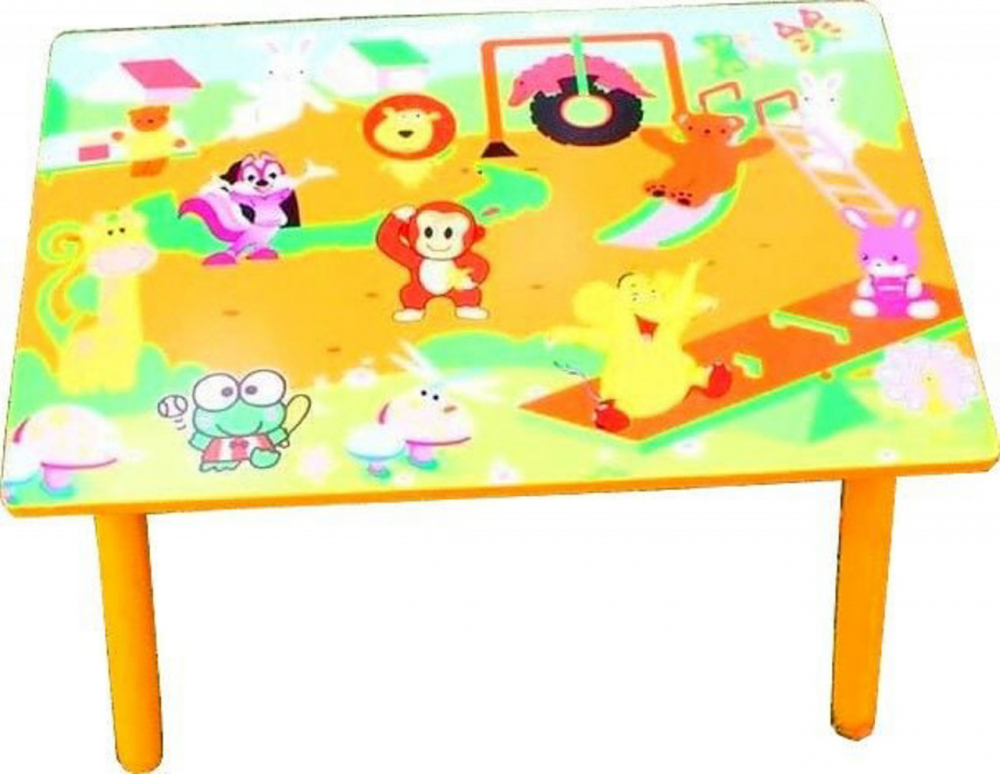 Masuta Novokids My First Table, MDF Portocaliu - imagine 2