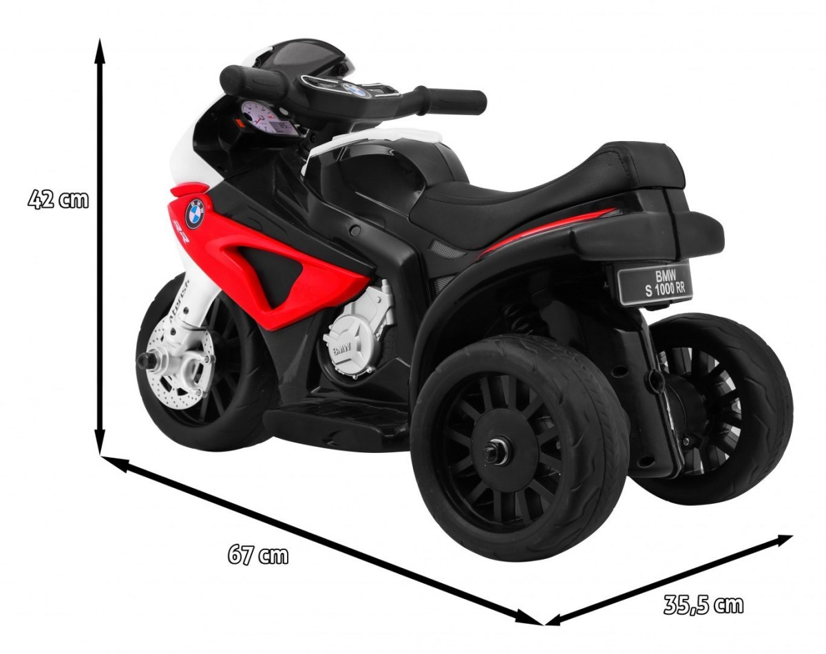 Motocicleta Electrică BMW S1000 RR 6V Roșu - imagine 2