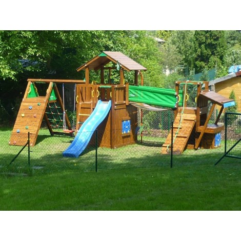 Complex Joacă Paradis Jungle Gym | Turn, Tobogan 2,9m - imagine 2
