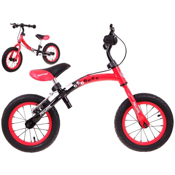 Bicicletă SporTrike fără pedale roșie - imagine 8