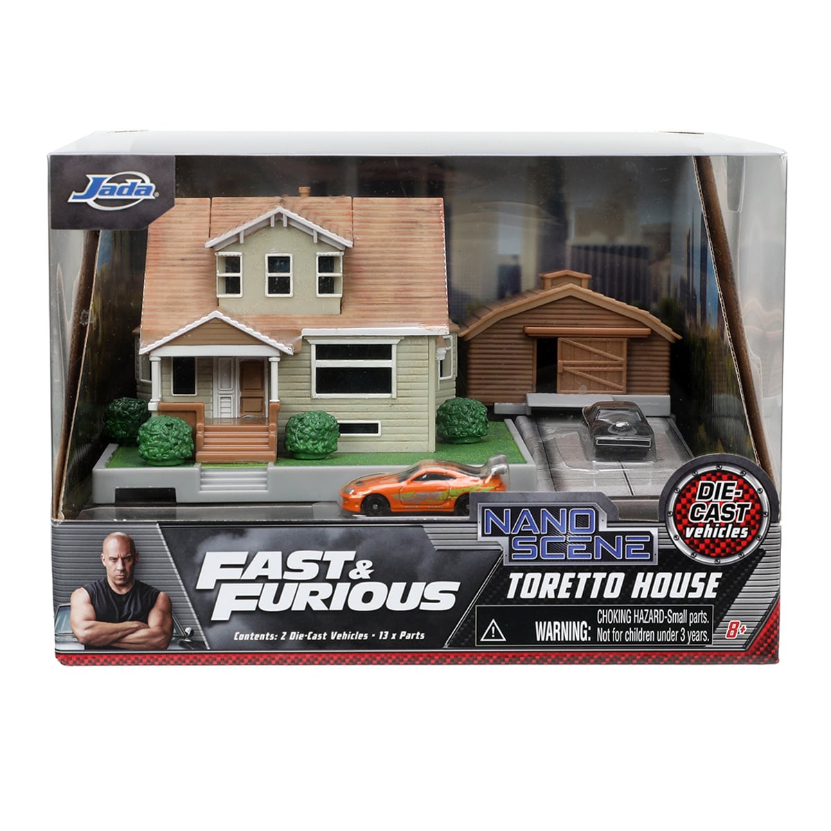Set Casa Toretto & 2 Masini Jada Fast and Furious