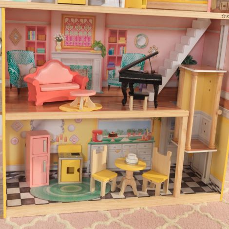 Casuta Papusi Lola Mansion Kidkraft 4 Etaje - imagine 5