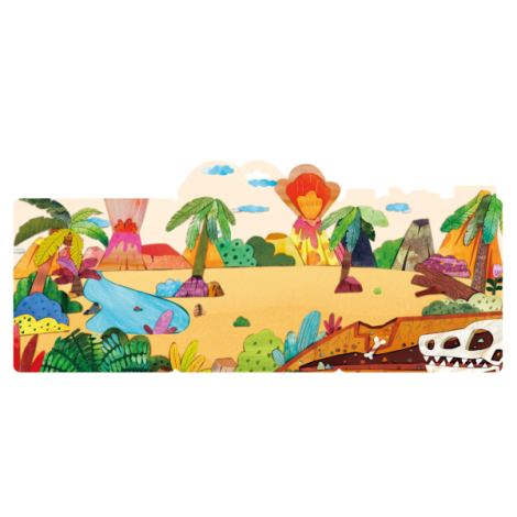 Stickere Reutilizabile Dinozauri Mieredu - imagine 4
