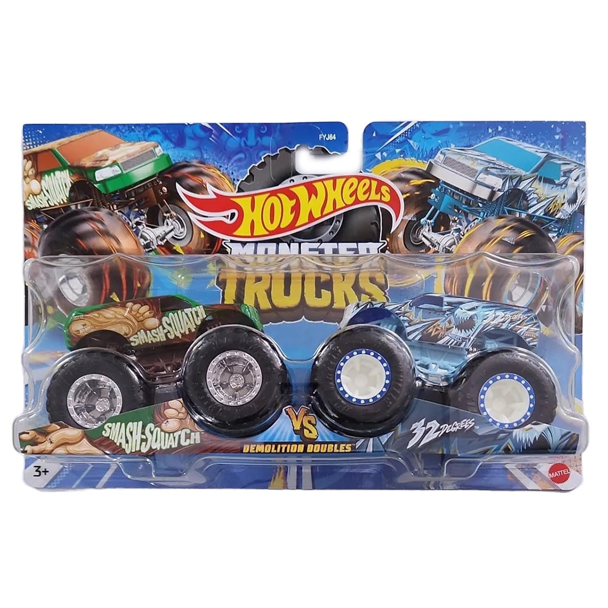 Set 2 Masini Hot Wheels Monster Truck 1:64
