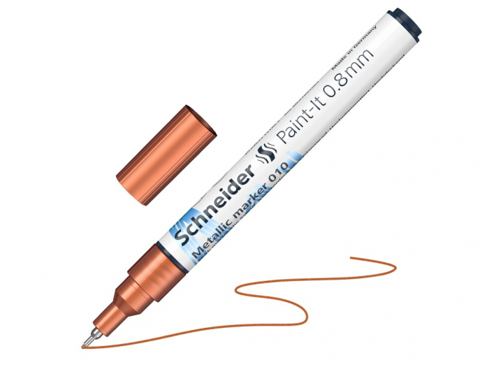 Marker Paint-It Schneider, 0,8 mm, Cupru Metallic