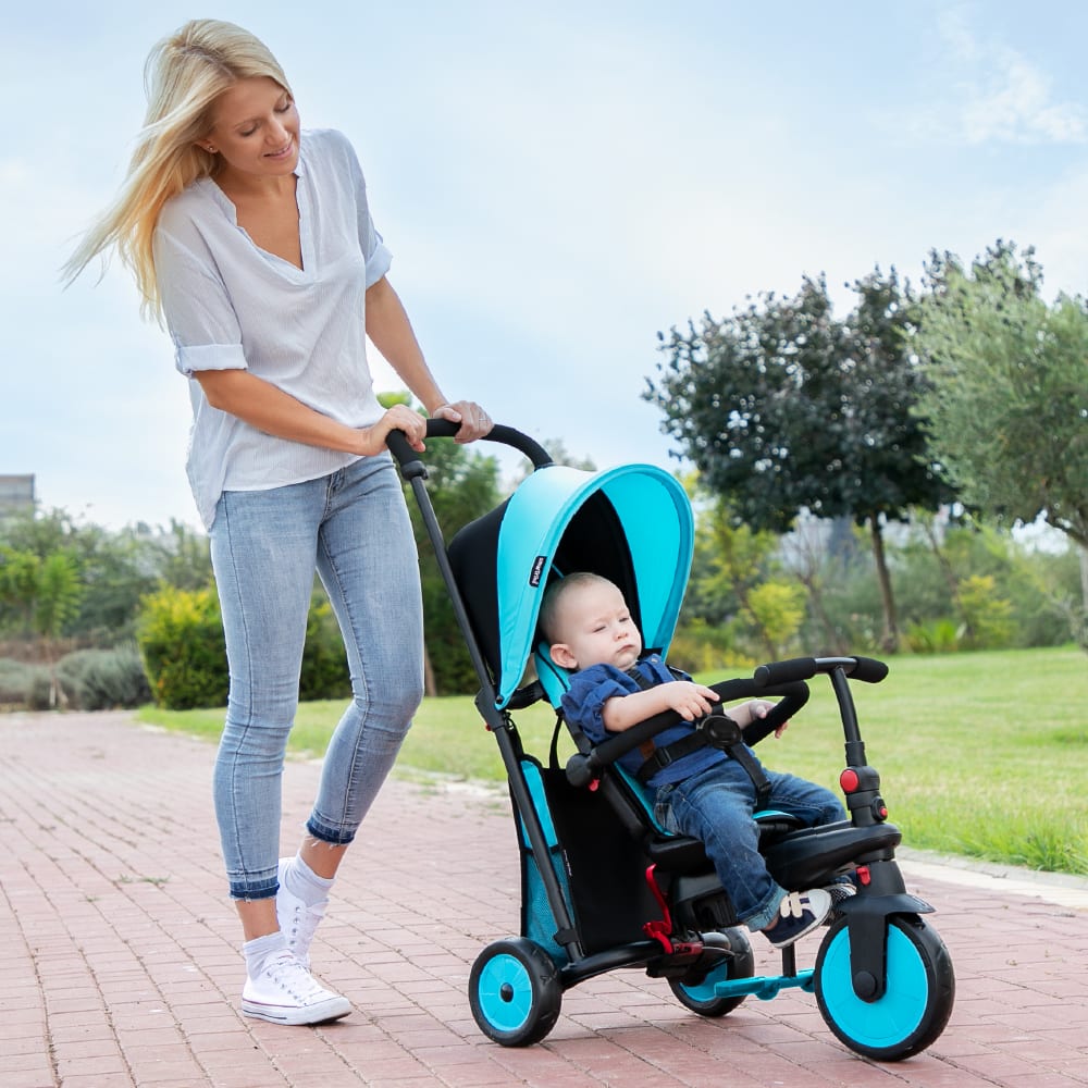 Smart Trike STR3 Albastru 6-în-1 Ultrapliabilă