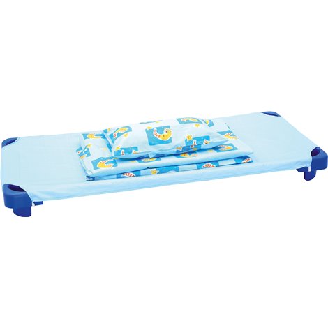 Lenjerie 5 piese Bear Albastru | Moje Bambino - imagine 2