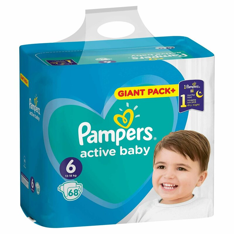 Scutece Pampers Active Baby 6 | Piele Uscata 24h
