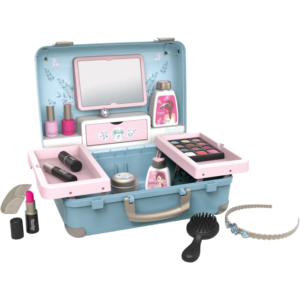 Set Geanta Smoby My Beauty Vanity, 13 Accesorii