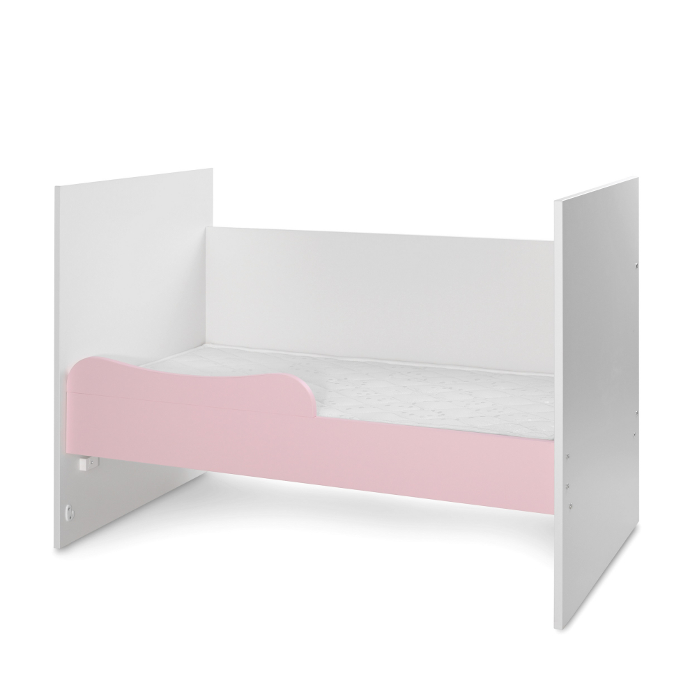 Patut Modular Lorelli Multi, 5 Configuratii, Alb-Roz - imagine 5