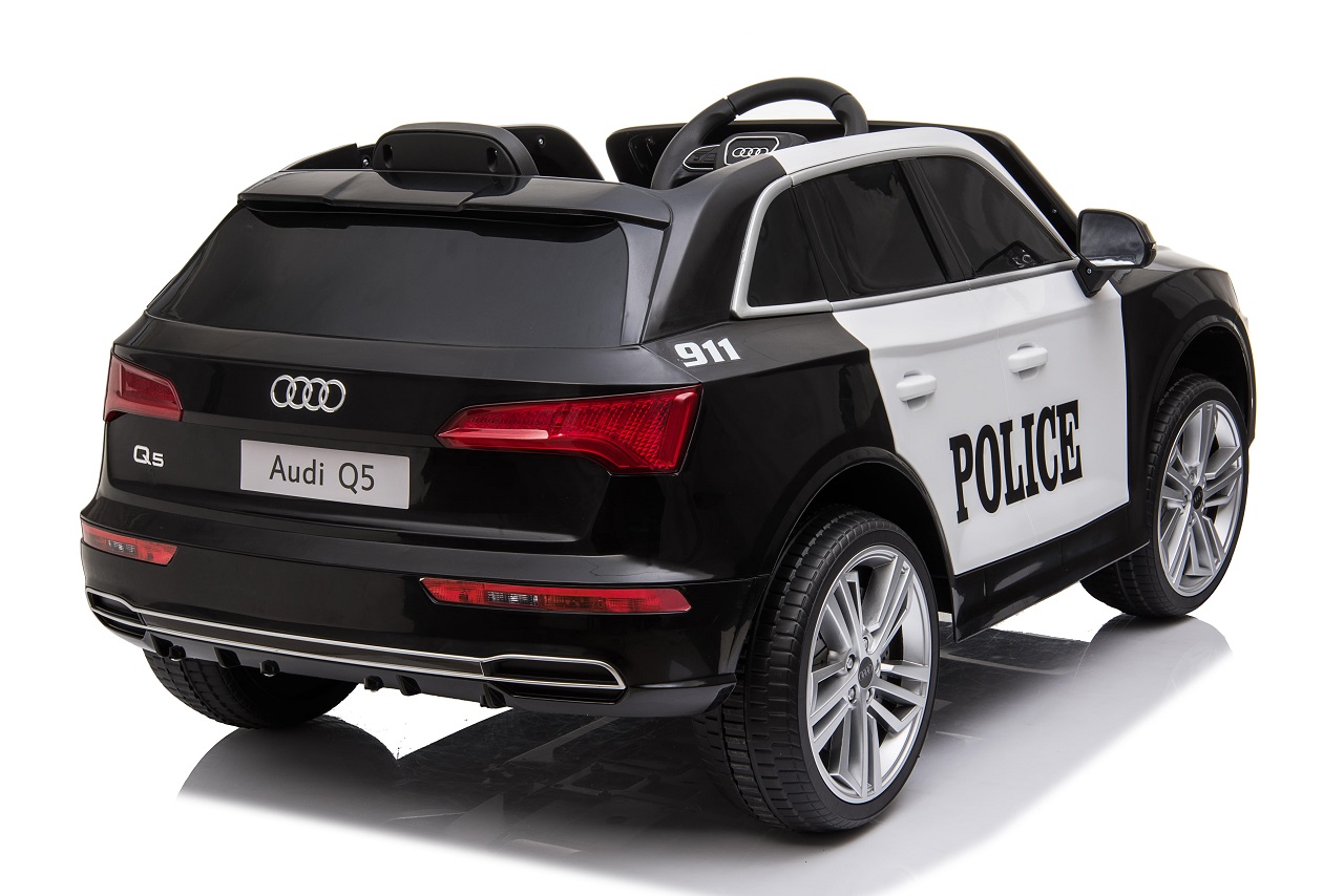 Masinuta Electrica Audi Q5 Politia, Negru - imagine 4