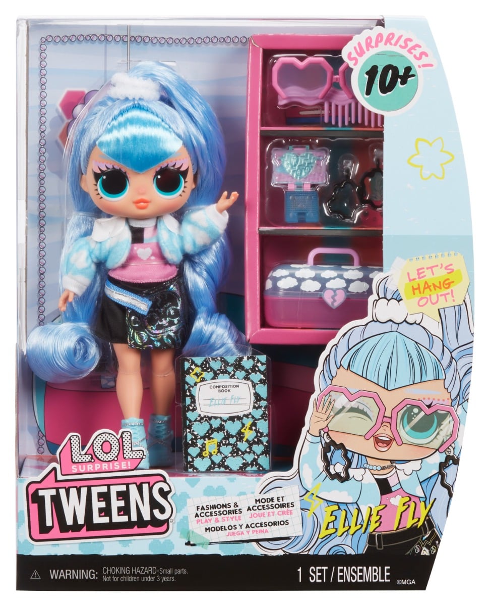 Papusa LOL Tweens Ellie Fly cu 10 Surprize
