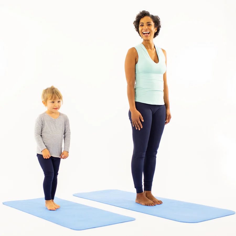 Set Yoga Mama-Copil Soul mates Wave Albastru - imagine 4