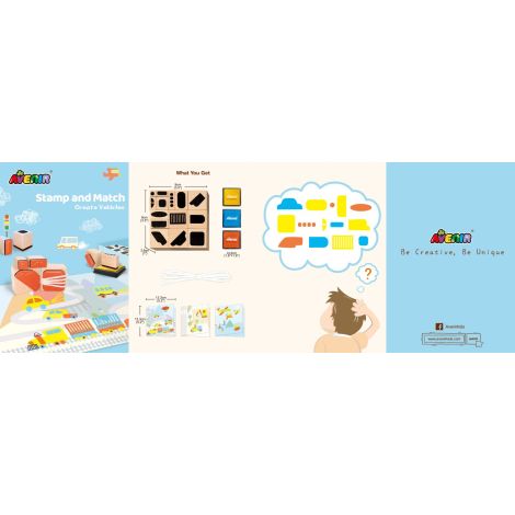 Set Stampile Vehicule Avenir Creativ - imagine 5