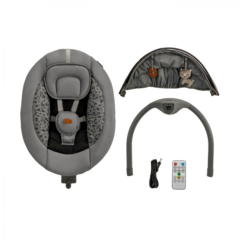 Leagan Electric Kinderkraft Lumi 2, Relaxare 2-in-1 - imagine 6