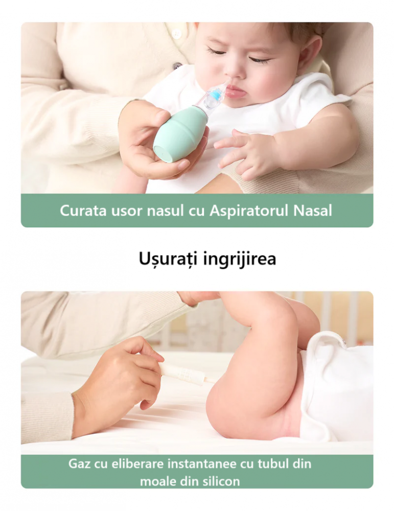 Set Baby 14 piese Momcozy Nor Pufos | Ingrijire completa - imagine 3