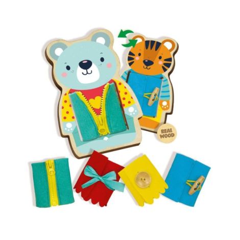 Set Ses Creative Invat sa imbrac - Jucarie Educativa - imagine 2