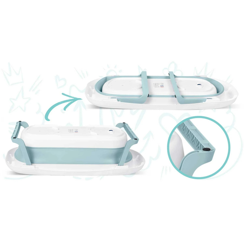 Cădiță Pliabilă Ricokids Butterfly cu Termometru - imagine 2