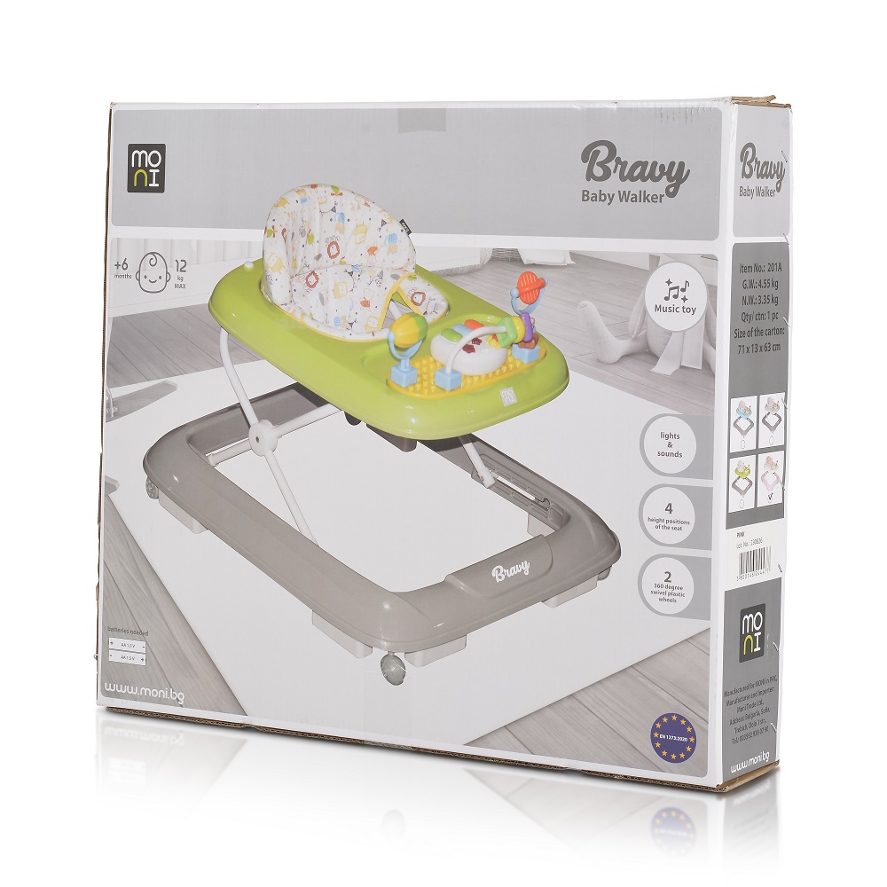 Premergator Moni Bravy Grey cu Panou Interactiv