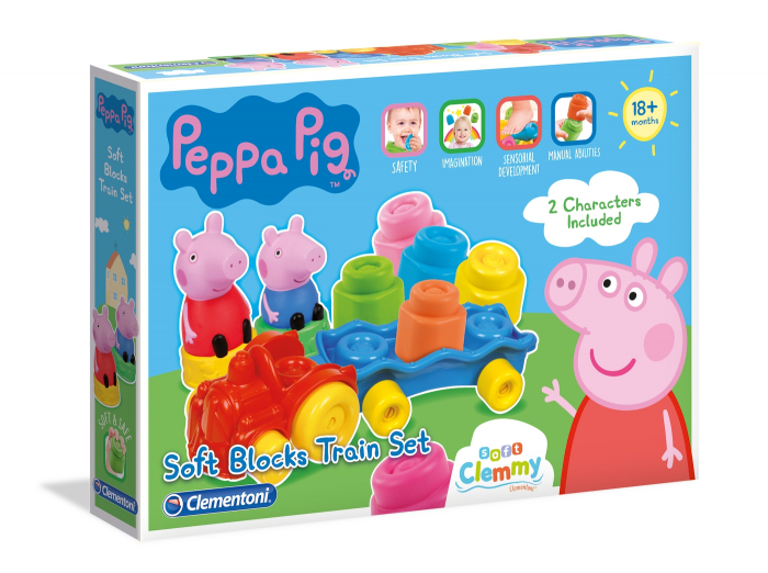 Soft Clemmy Tren Peppa Pig Clementoni