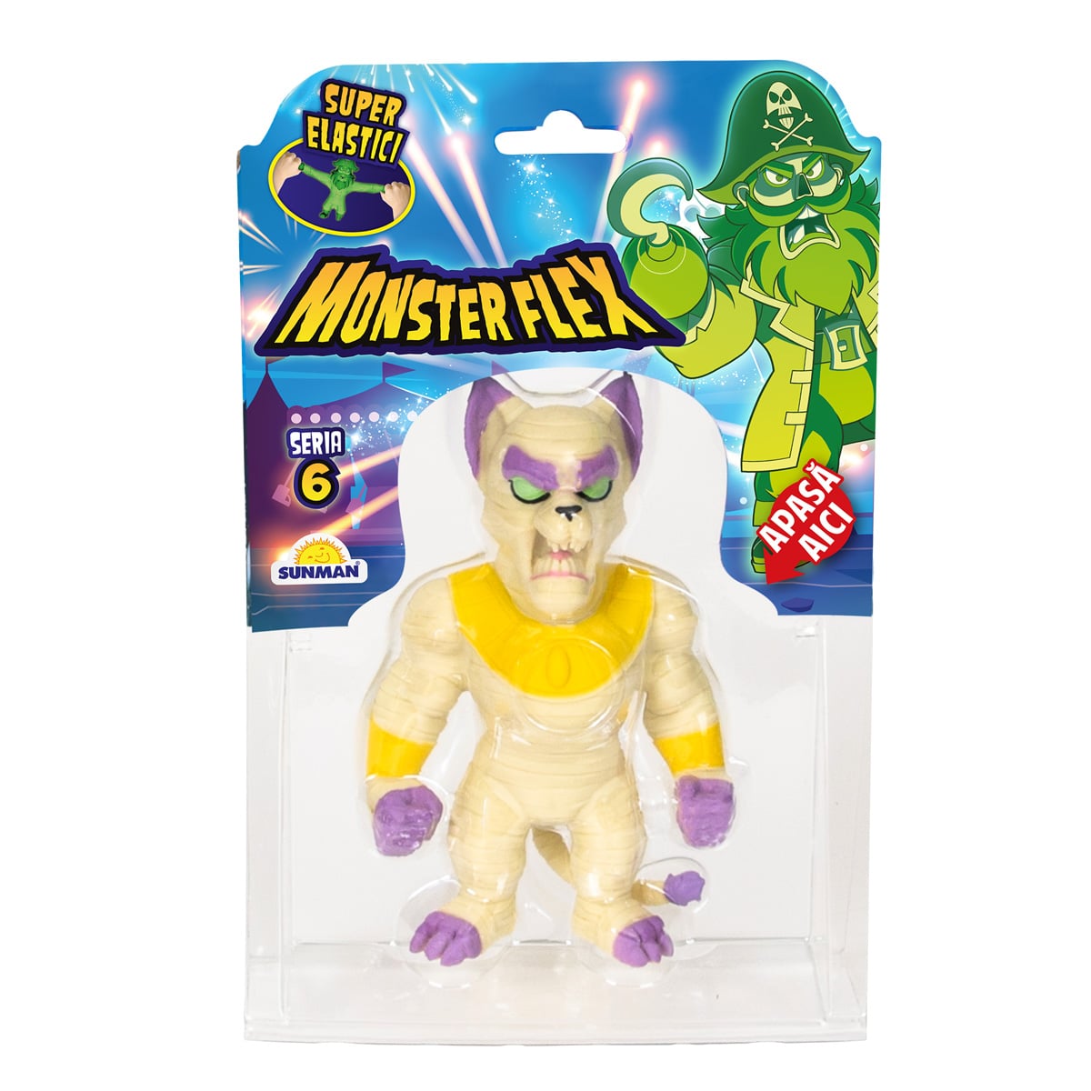 Figurina Monster Flex Mummy Cat | Se Întinde pânǎ la 50cm