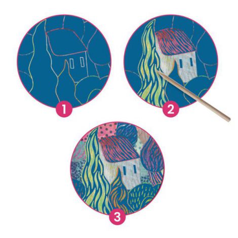 Djeco Van Gogh Spre Sud - Set Razuit - imagine 5