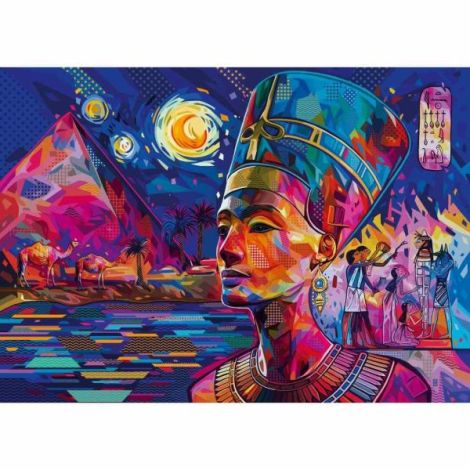 Puzzle Nefertiti 1000 piese Ravensburger - Design Nou