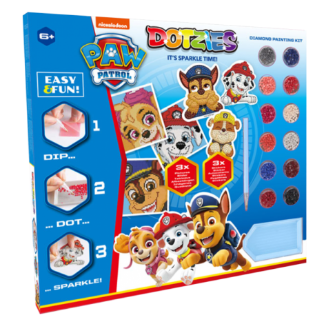 Set 6-in-1 Patrula Catelusilor Diamond Dotz