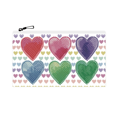Portofel DIY Diamond Dotz Inimioare Love