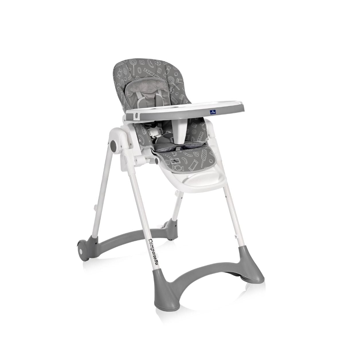 Scaun de masa Lorelli Campanella Grey Candy, Reglabil