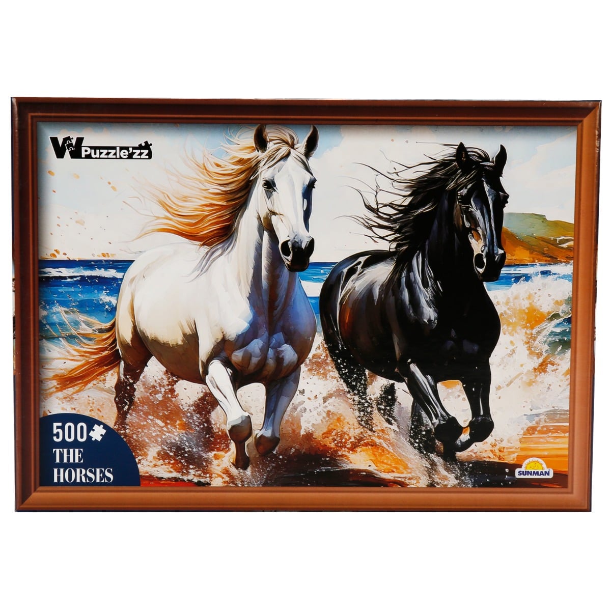 Puzzle Cai 500 piese Witty Puzzlezz - Relaxare