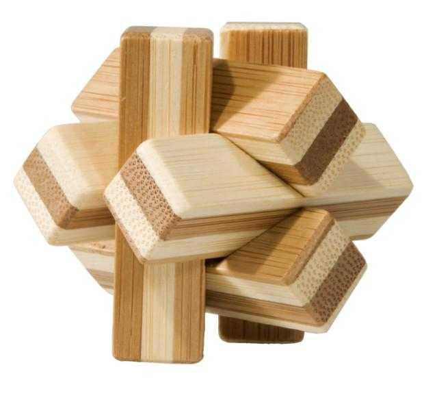 Joc Logic IQ Knot Bambus Fridolin