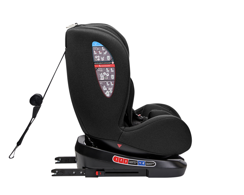 Kikkaboo i-Trip Black - Scaun Auto Isofix 360° Rotativ - imagine 6