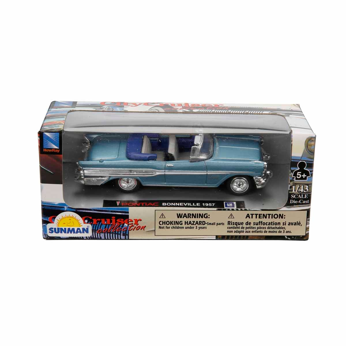 Model Pontiac Bonneville 1957 New Ray 1:43