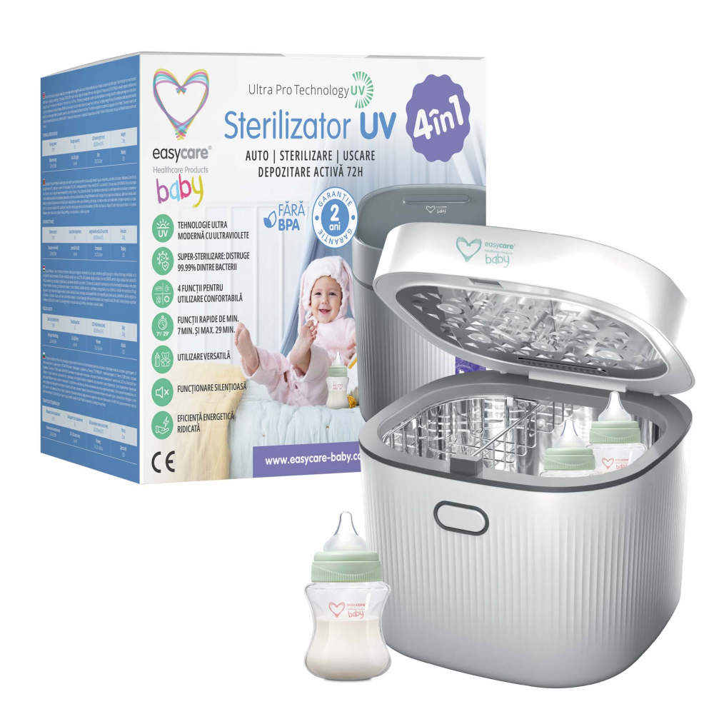 Sterilizator UV 4-in-1 Easycare Baby cu Uscător - imagine 4