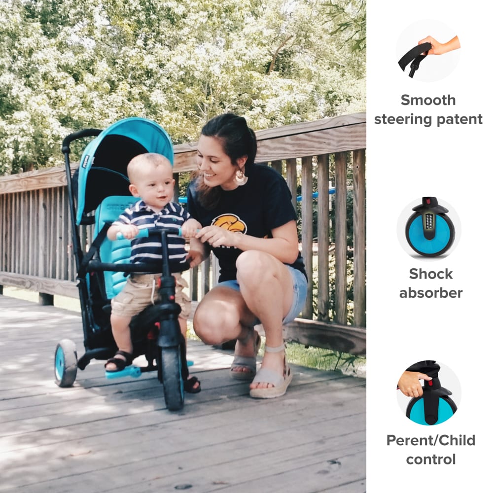 Smart Trike STR3 Albastru 6-în-1 Ultrapliabilă - imagine 6
