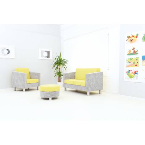 Fotoliu Moje Bambino Gri-Verde, Comfort Premium - imagine 4