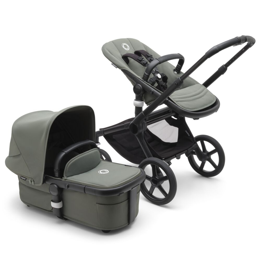 Bugaboo Fox 5 2in1 Carucior Black Forest Green - imagine 2