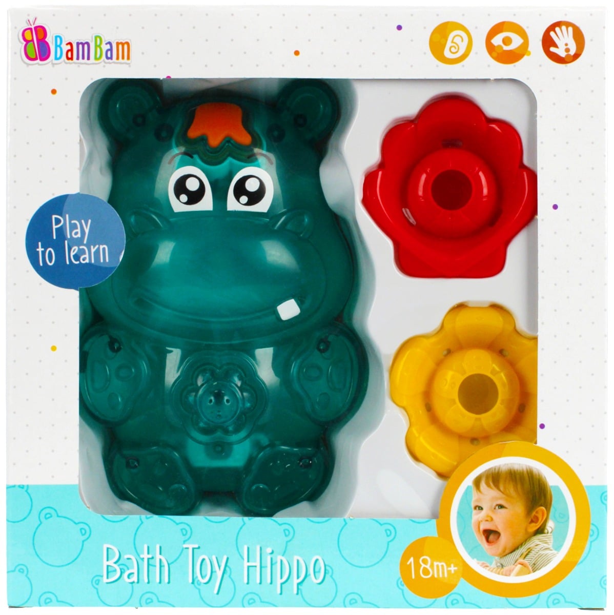 Jucarie Baie Bambam Hipopotam Interactiv