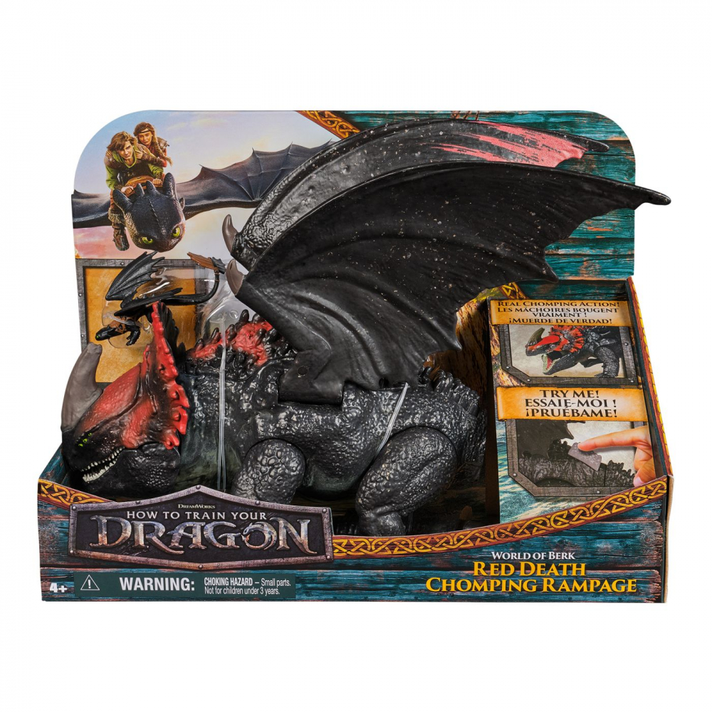 Dragonul Rosu Spin Master - Actiune de Muscare Realista