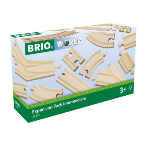 Set Expansiune Sine Brio 33402 - Trenulete Lemn - imagine 2